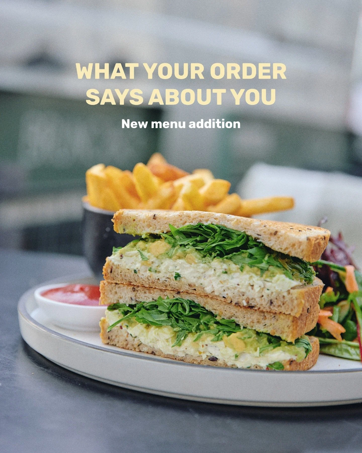 Swipe through to see what your order says about you...

New menu, same cosy Bruno &amp; Co. Heaters are on, the team's ready, and there's a seat with your name on it.
