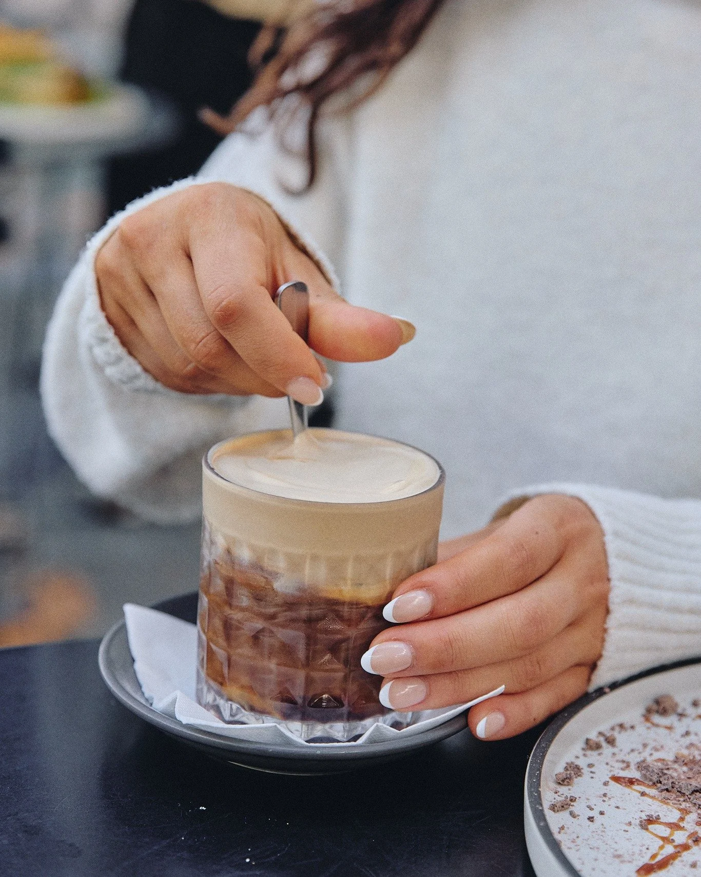Crema caffe on your iced long black. Your sign to start the week with a treat 😉