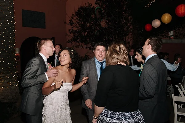 Wedding reception fun