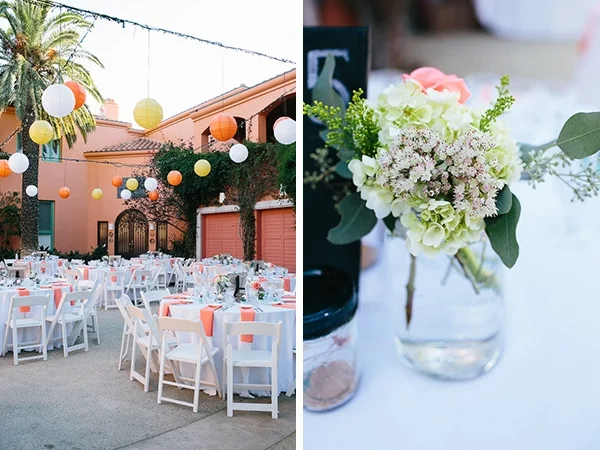 Love this simple and gorgeous wedding reception decor