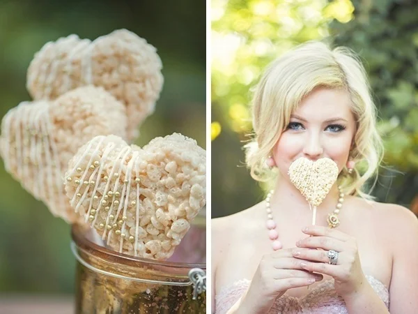 Cute rice krispy treat lollipops. Perfect for valentine's day!