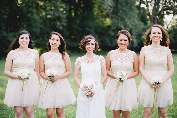 Beautiful vintage bridesmaid dresses