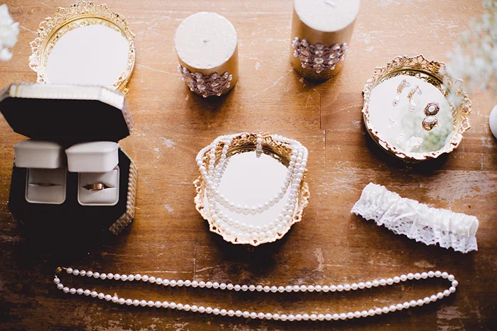 Vintage wedding details
