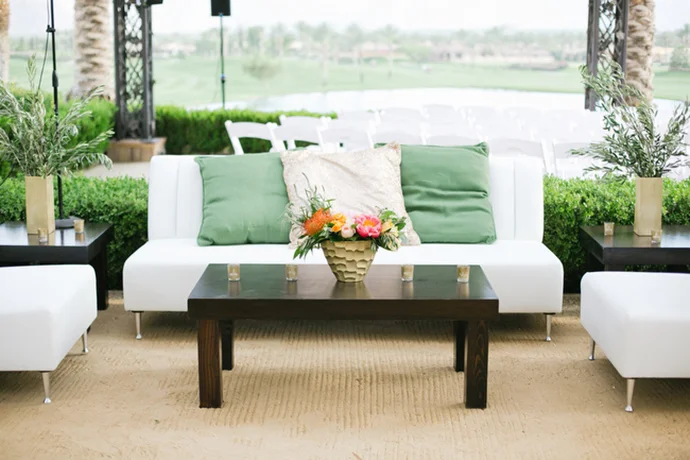 Beautiful modern wedding lounge idea for the reception