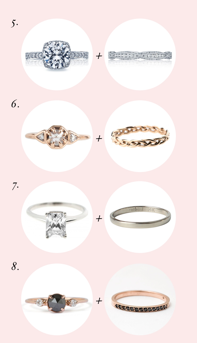 Photo by 5. engagement ring + band // 6. engagement ring + band // 7. engagement ring + band // 8. engagement ring + band