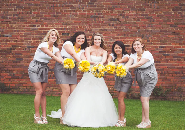bridal party separates