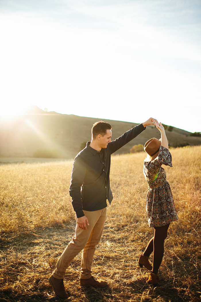 Beautiful boho anniversary shoot at golden hour. This is lovely!