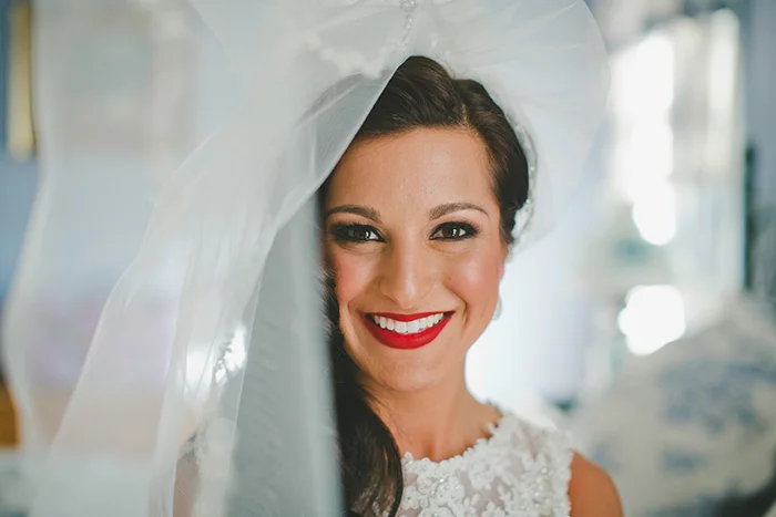 Romantic classic bridal makeup
