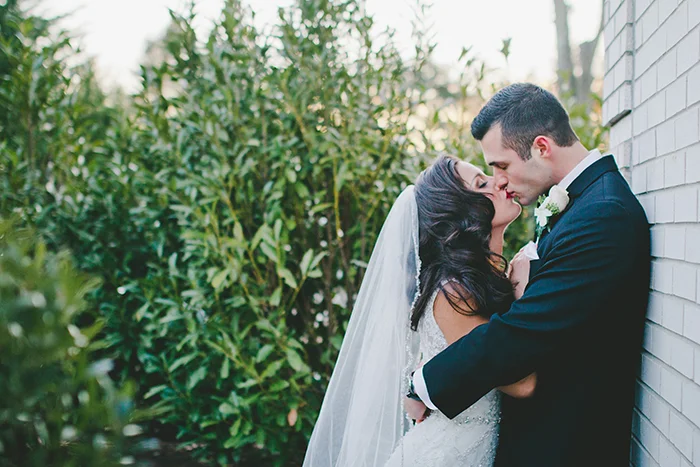 Gorgeous classic bride and groom