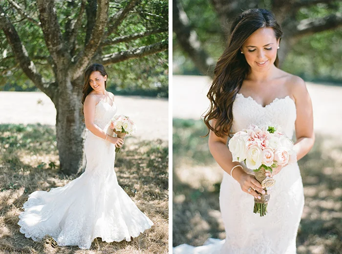 beautiful rustic bridal portraits