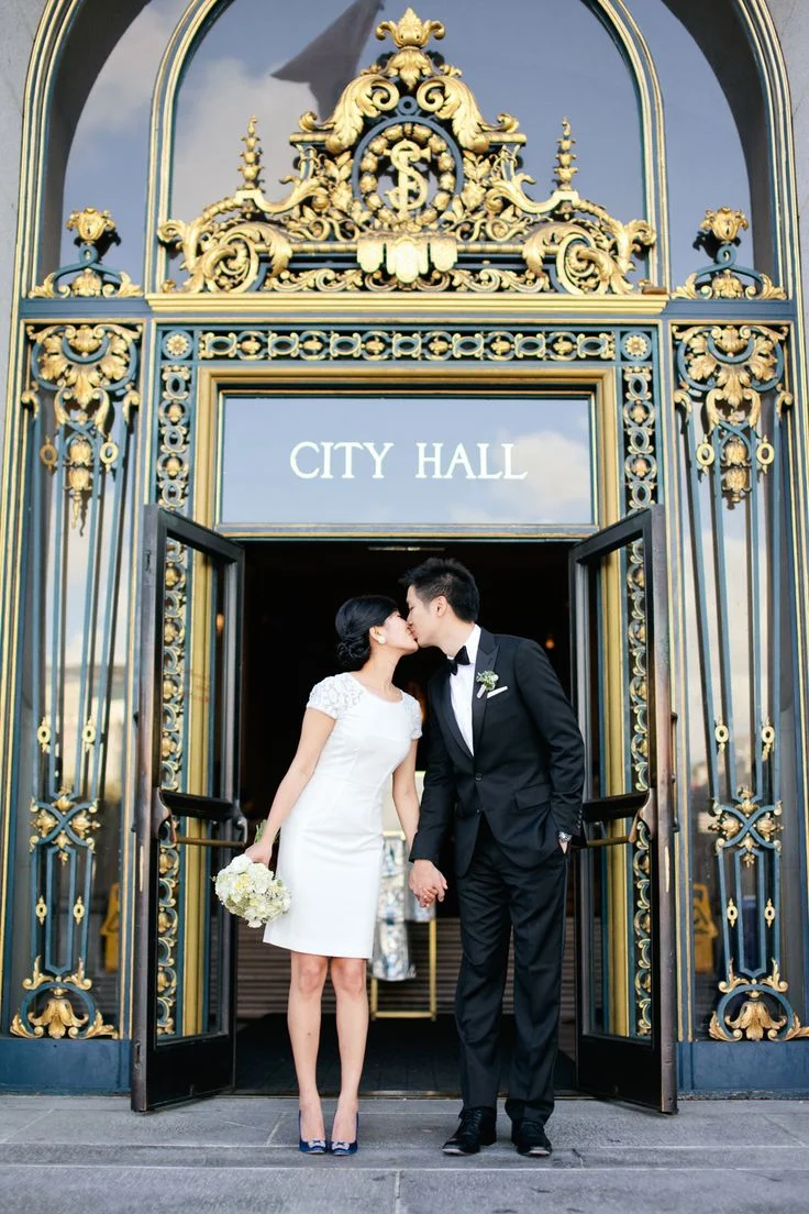 best city hall wedding dresses