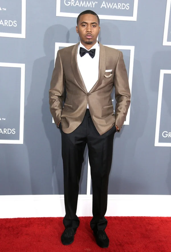 nas,nas grammys,nas grammy fashion, nas grammy style, nas fashion, nas style, mens red carpet fashion, mens red carpet style, hollywood mens fashion, grooms style, groom style inspiration, groomsmen style inspiration, groomsmen fashion inspiration, groomsmen outfits, groom outfits, wedding party, wedding party app, wedding app, grammys 2013, mens grammy style, mens grammy fashion, groomsmen bowtie, groomsmen bow tie ideas, groom bow tie, groom suit ideas