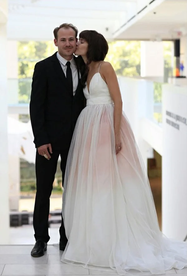 non traditional wedding dress colors