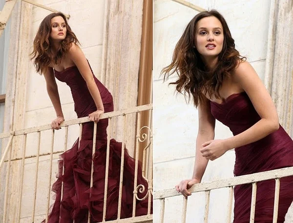 maroon wedding gowns