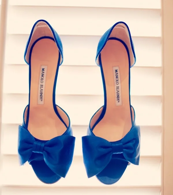 blue sparkly wedding shoes