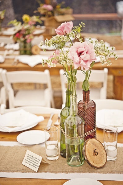 7 Wine Bottle Centerpieces To Diy For