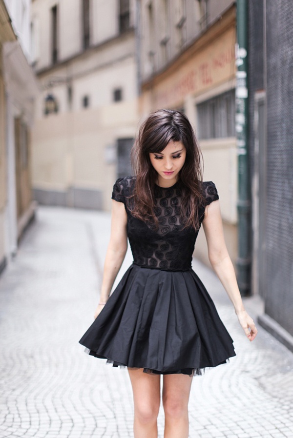a black dress for wedding