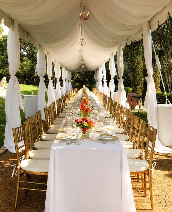 Wedding Reception Seating Arrangements, How Long Are Banquet Tables