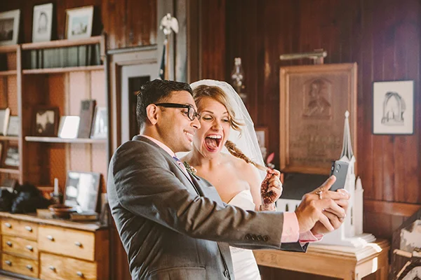quirky Indian fusion wedding