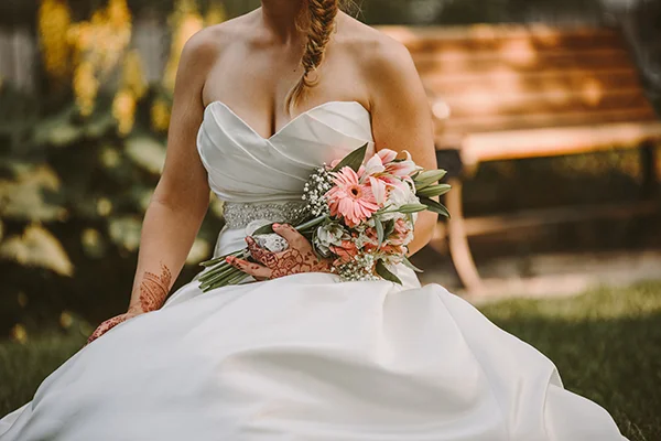 quirky Indian fusion wedding