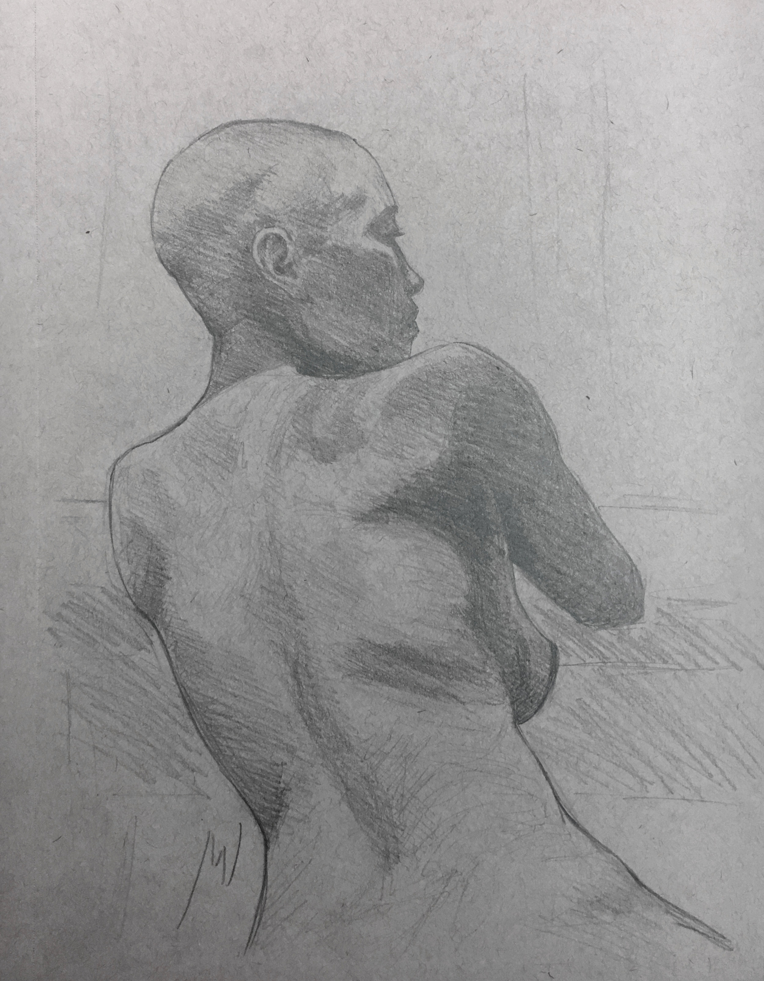 Willison_Maria_Nude Study_graphite on paper_16_x16_w.JPG