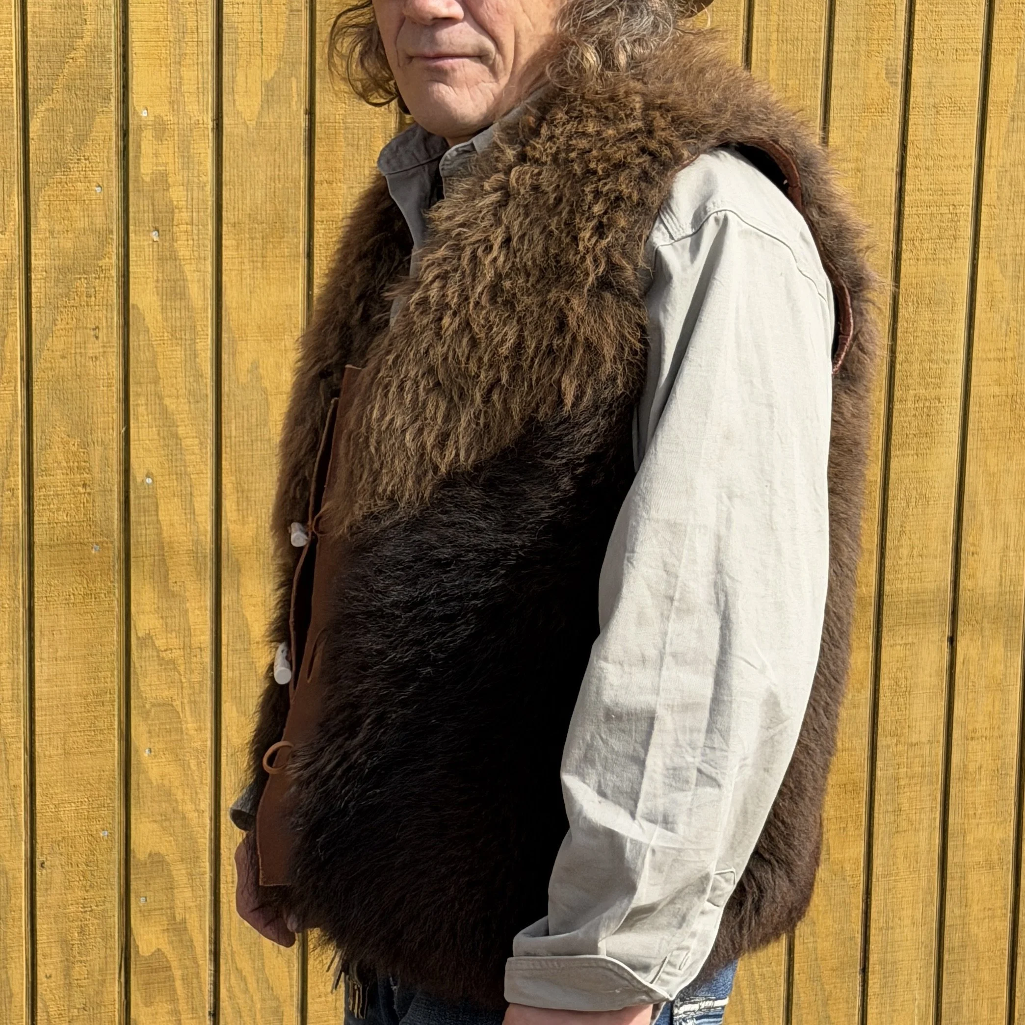Bison Hide Vest