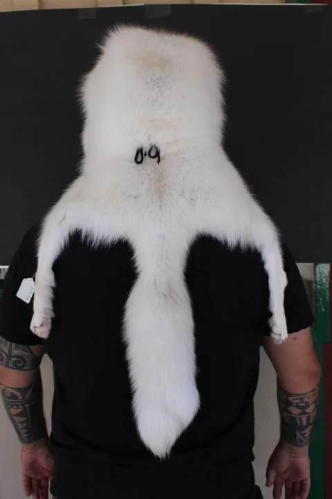 Arctic Fox Mountain Man Fur Hat