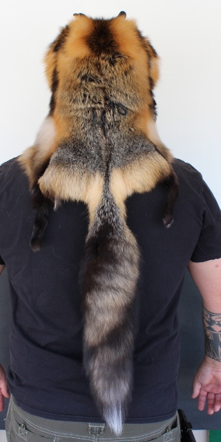 Cross Fox Mountain Man Hat Accessoires Hoeden & petten Wintermutsen Bontmutsen Fur Hat Real fox fur 