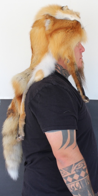 Red Fox Mountain Man Fur Hat with Face (side).JPG