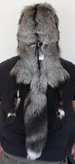 Silver Fox Mountain Man Fur Hat (back).JPG