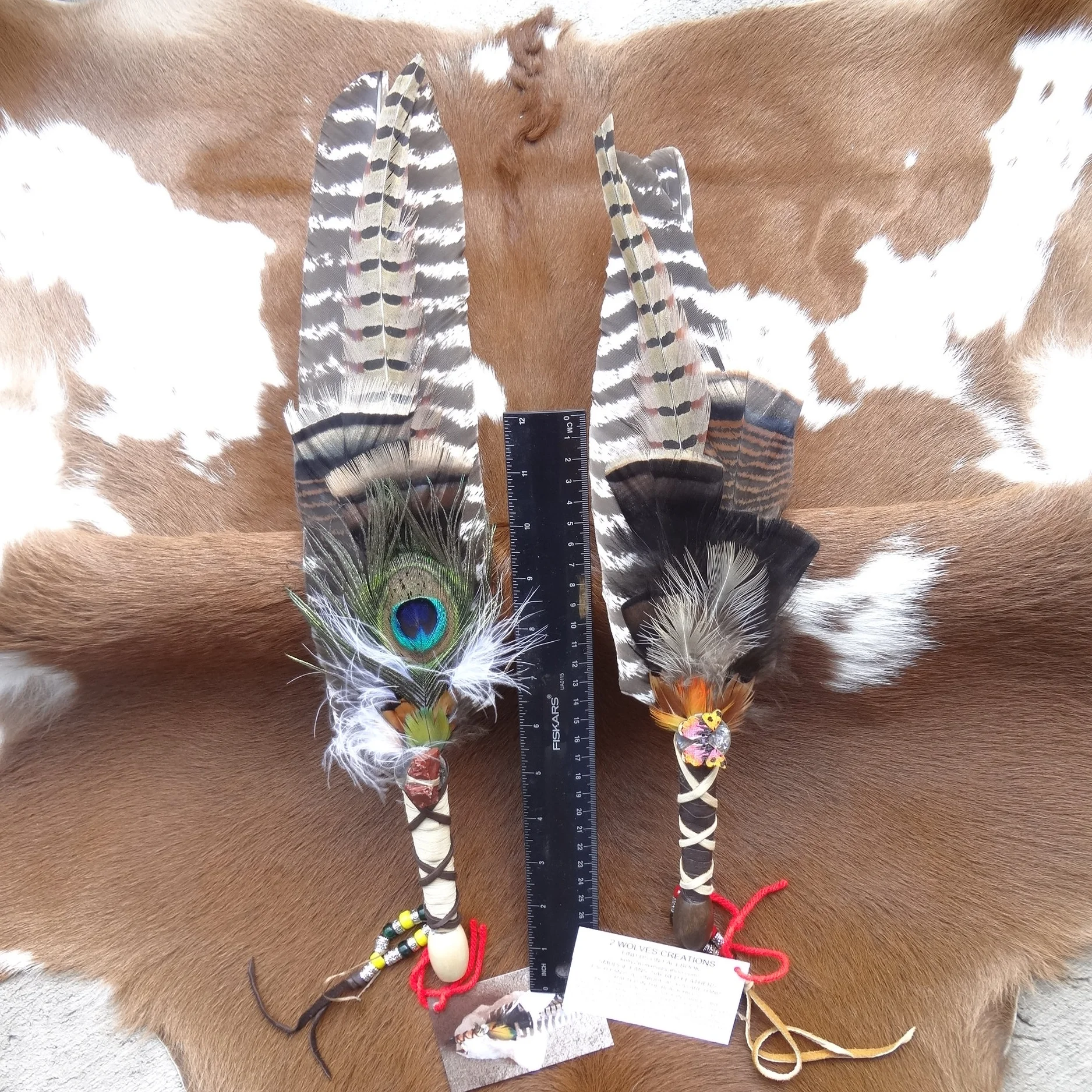 Turkey Wing Feather Fan