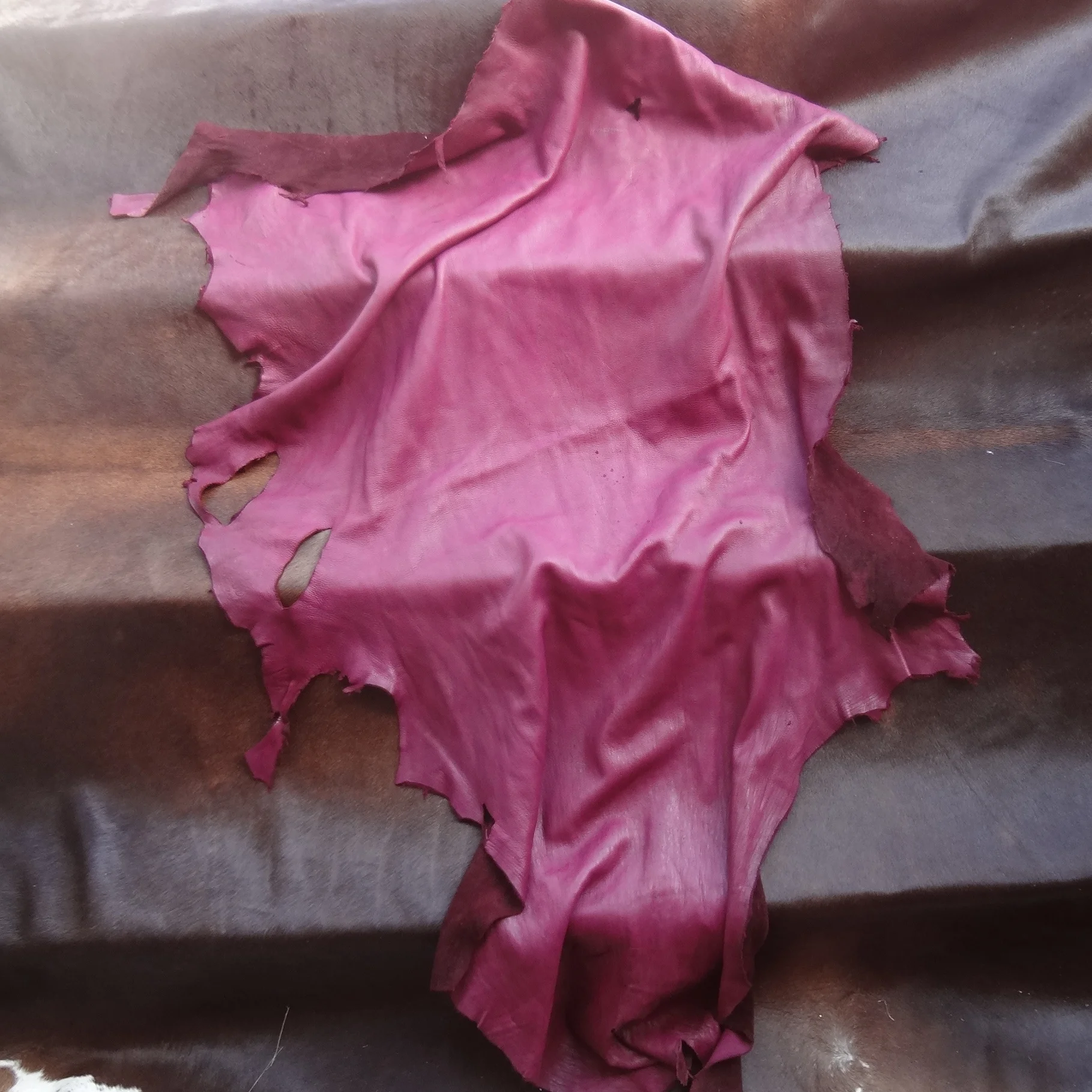 deer leather wine