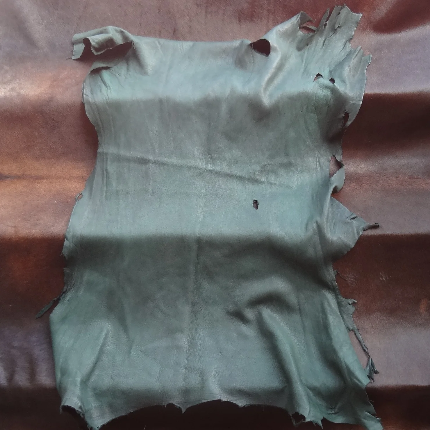 deer leather green