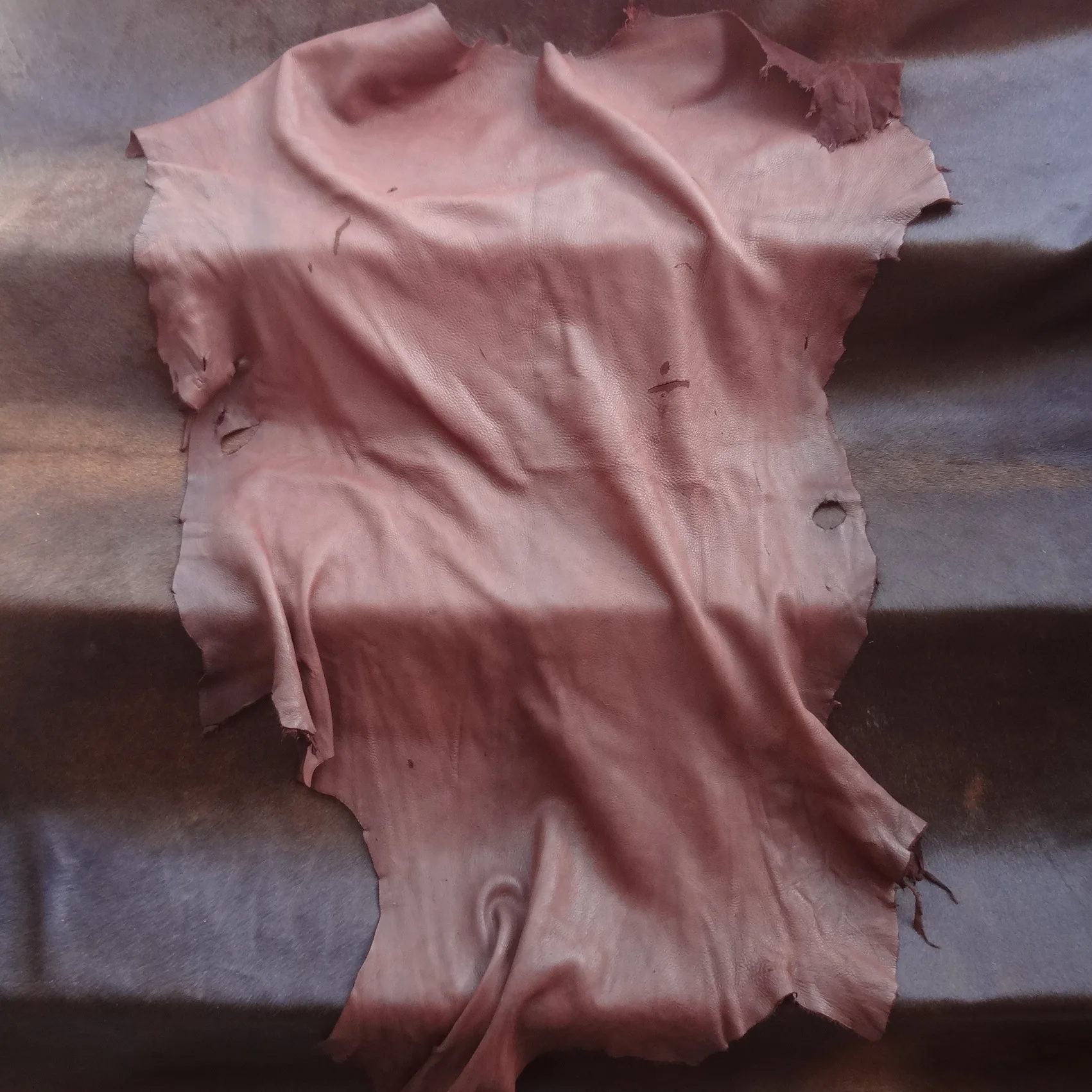 deer leather chocolate