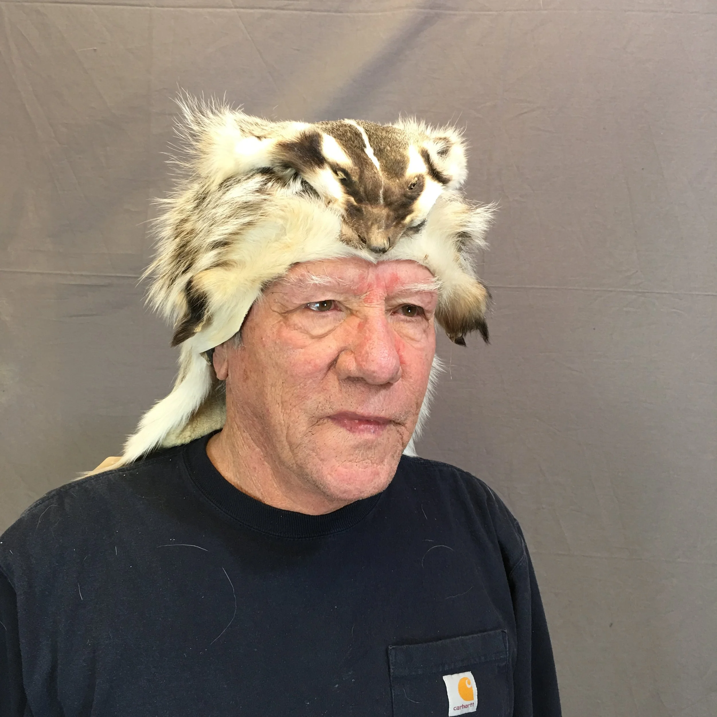 Badger Mountain Man Hat with face