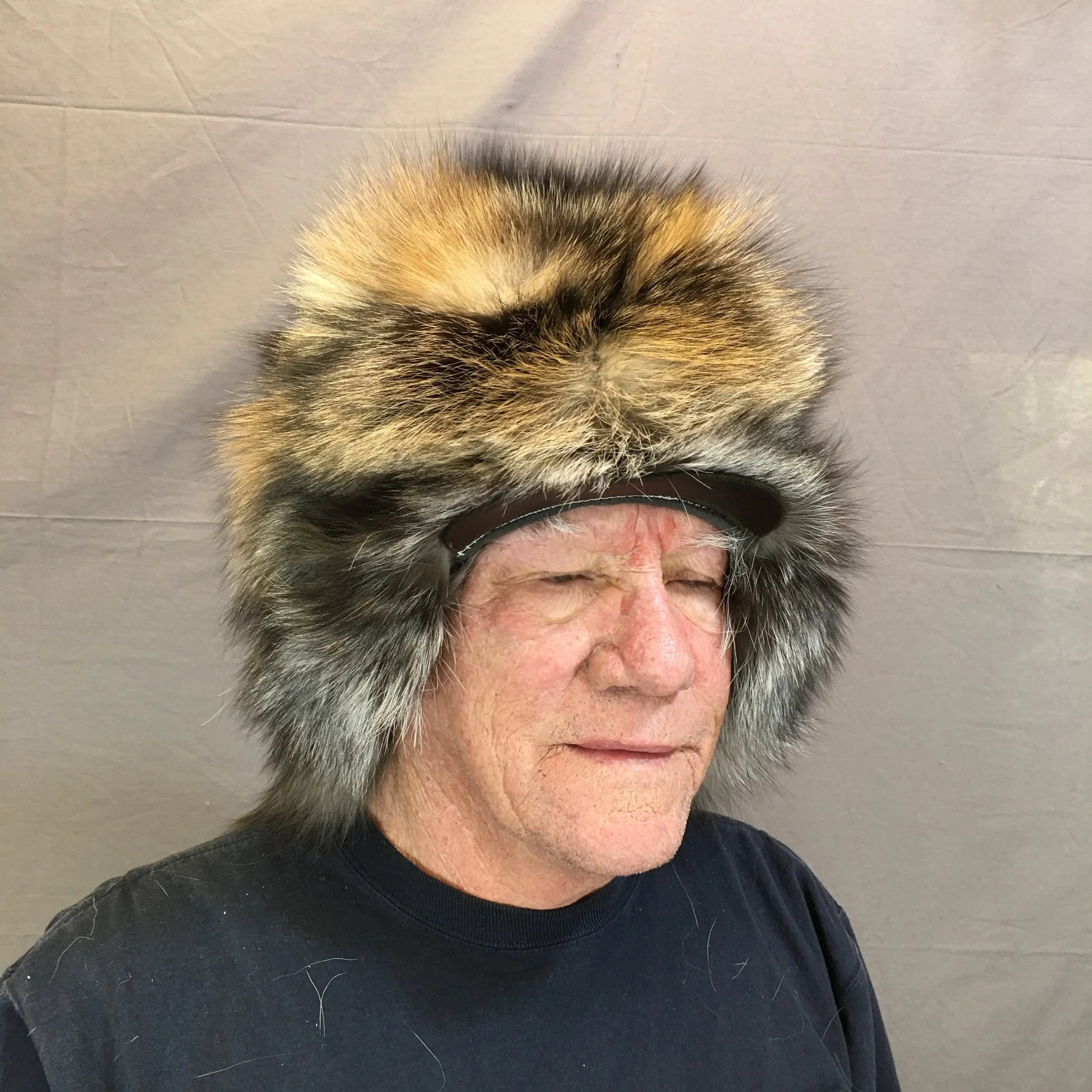 Cross Fox Mountain Man hat with bill