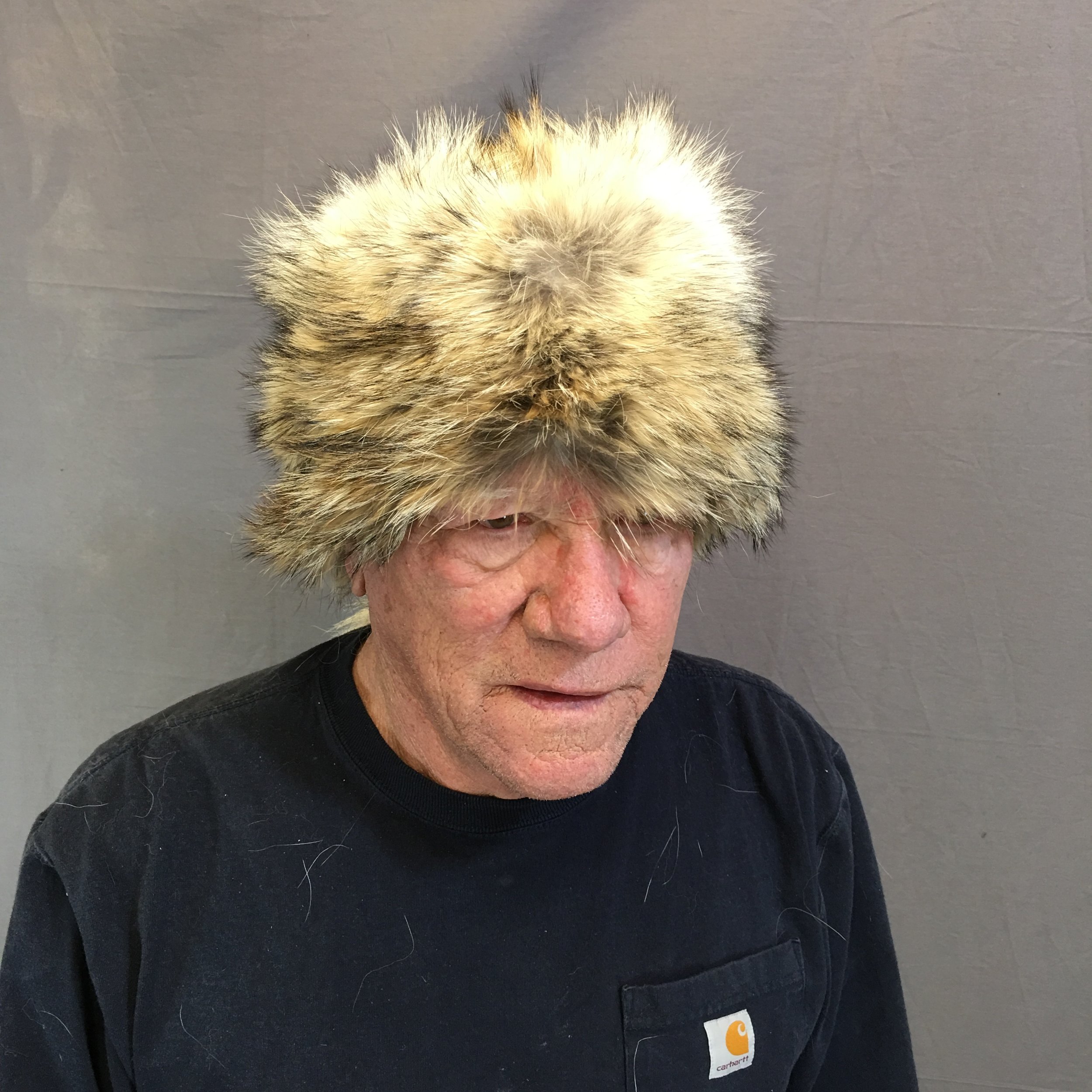 Coyote hat with tail