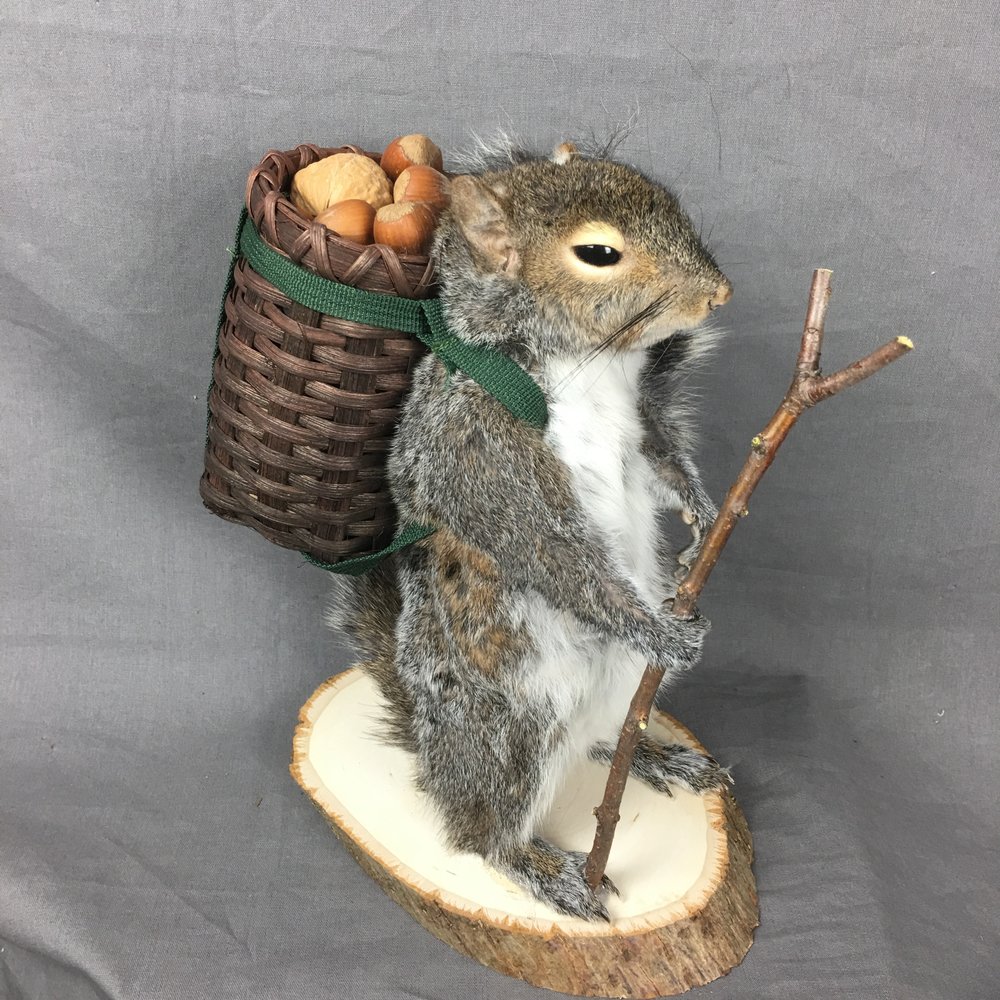 Wicker Squirrel Basket - Small Fruit Basket