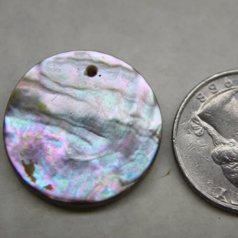 Abalone Disc (Single Hole)