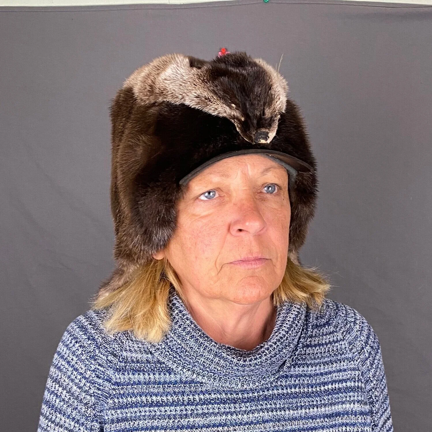 Otter Mountain Man Fur Hat