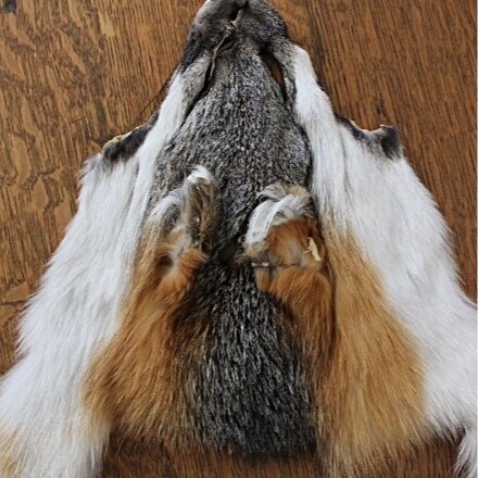 Arctic Marble Fox Fur Hat