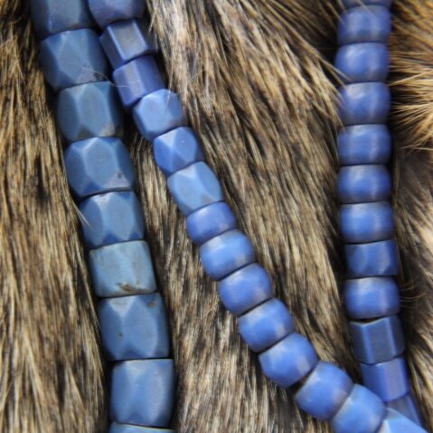 Antique Russian Blue Trade Beads