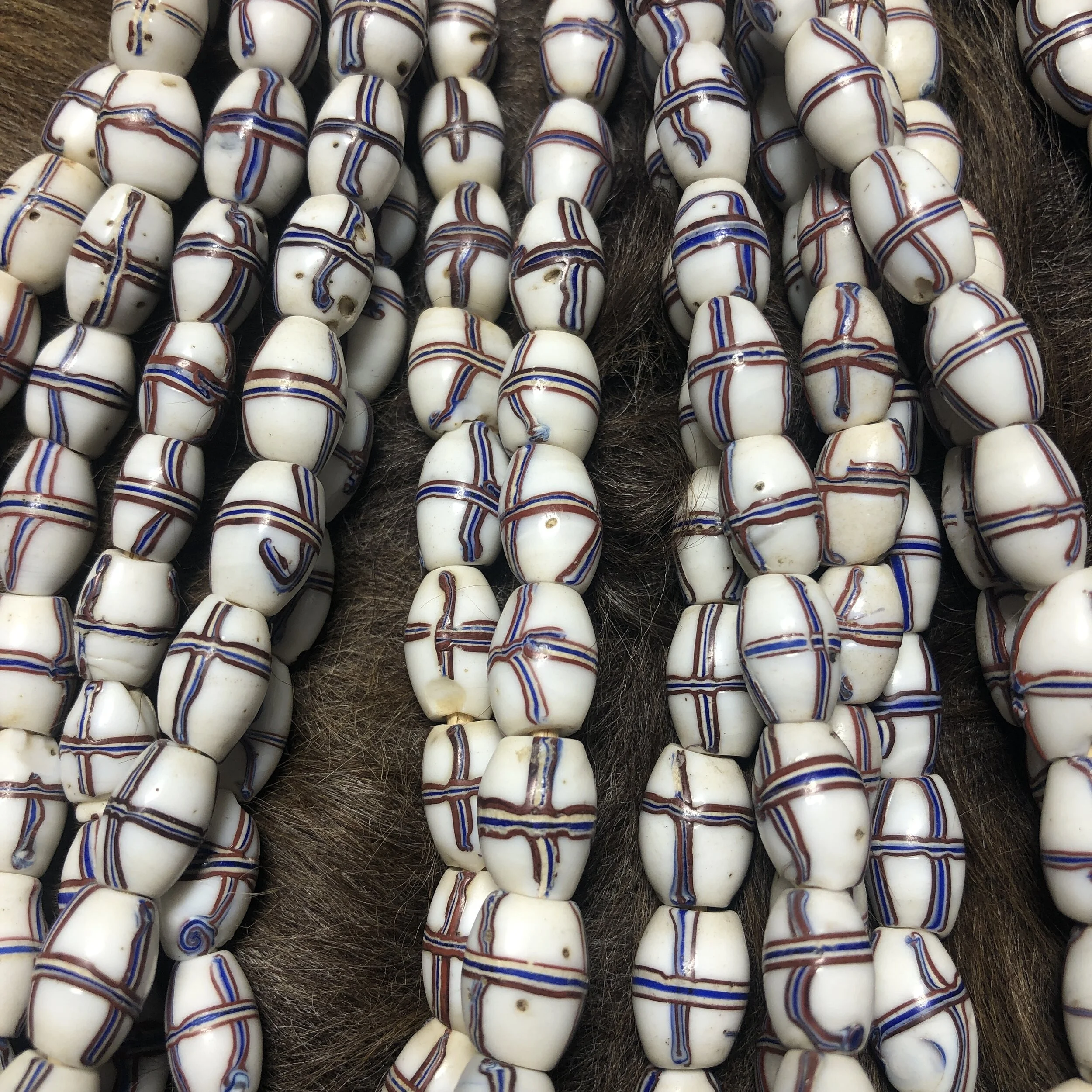 Antique French Cross Trade Beads