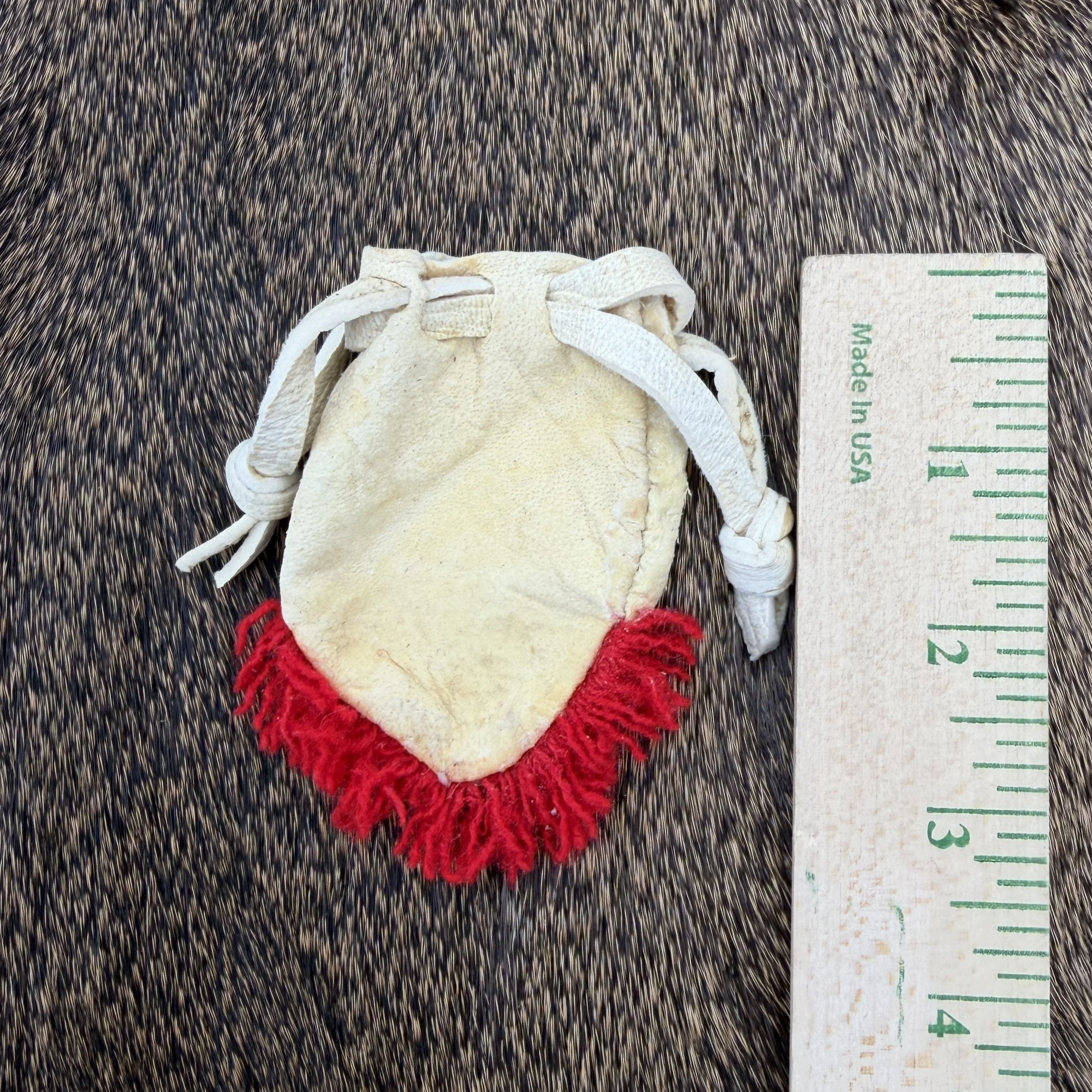 brain tanned leather bag