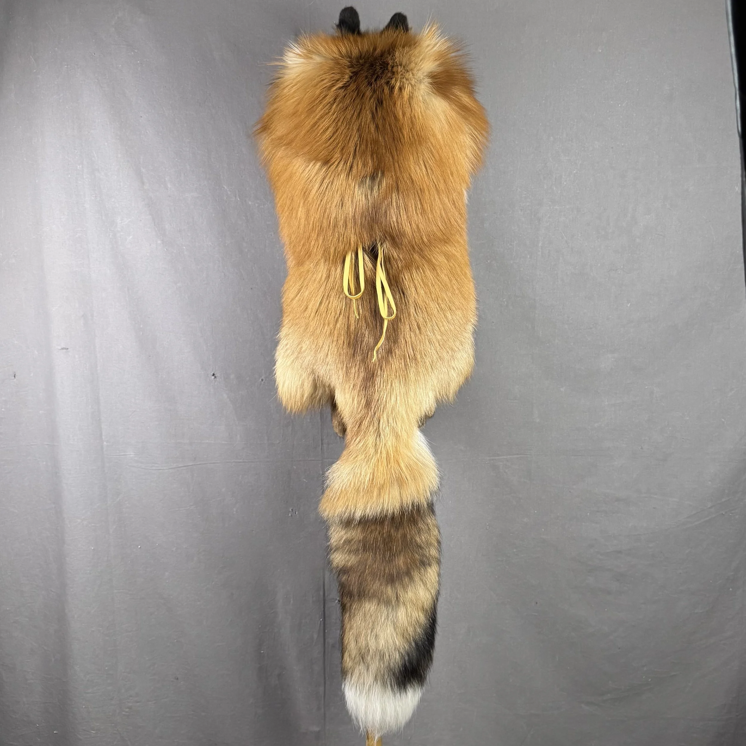 Red Fox Mountain Man Hat with bill and face