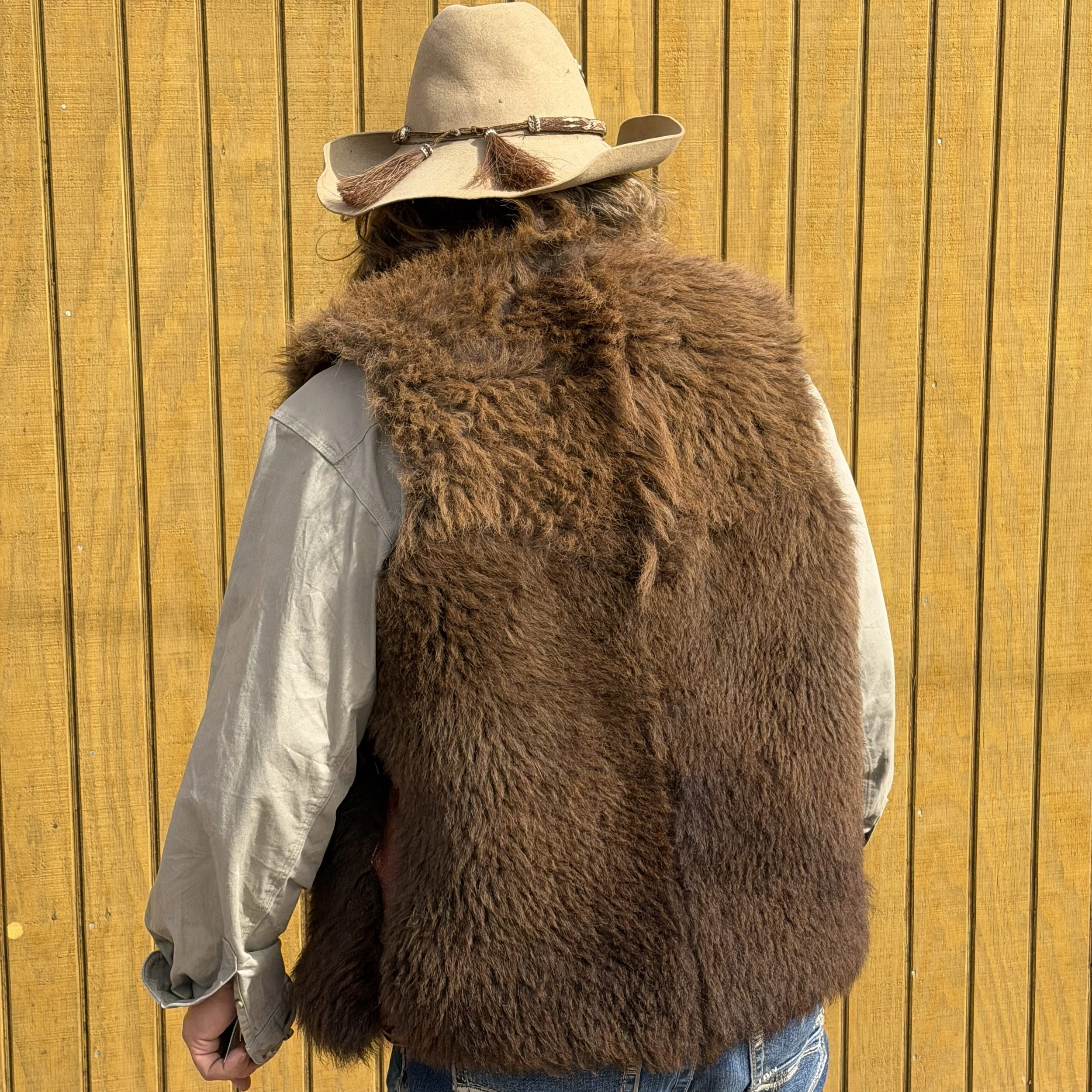 Bison Hide Vest