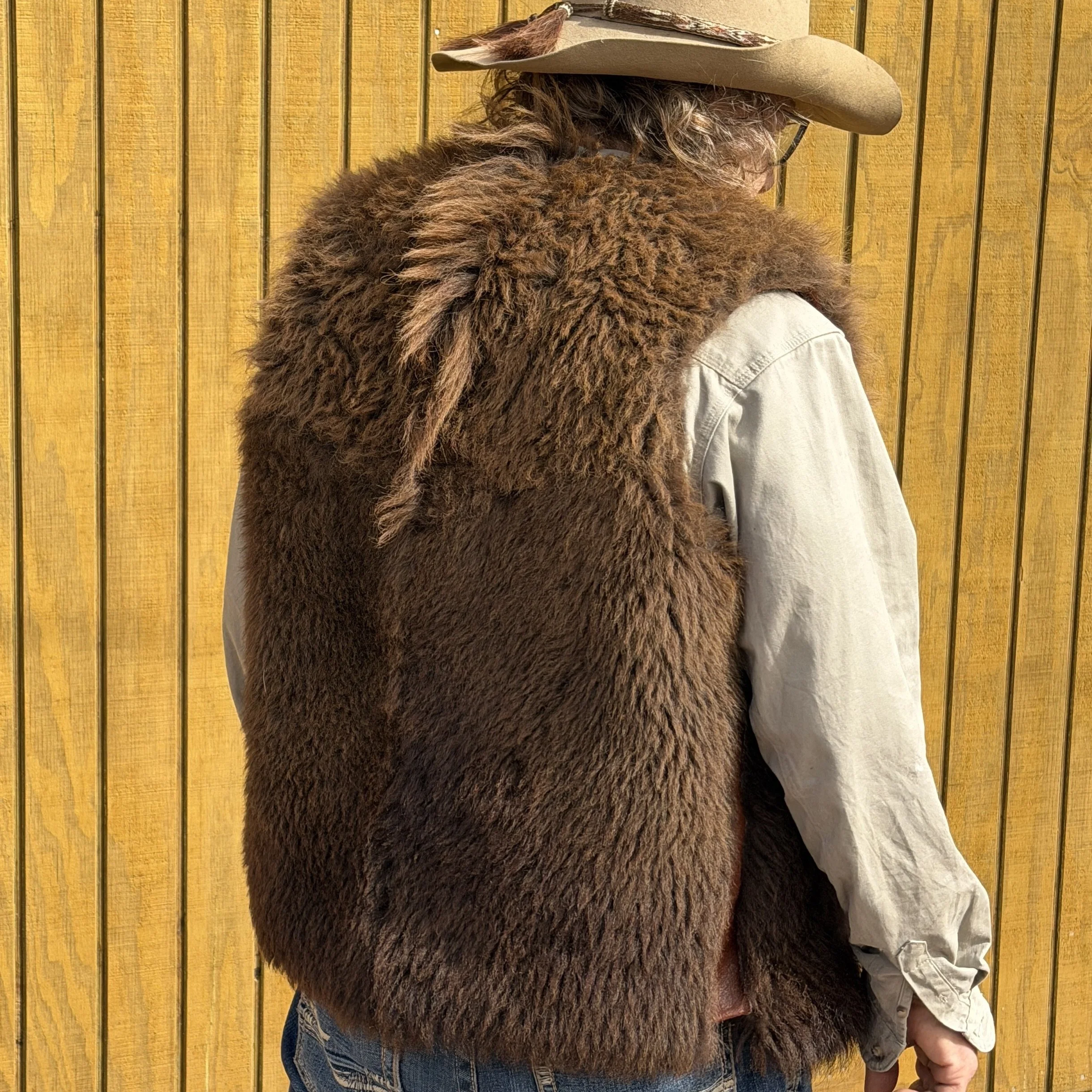 Bison Hide Vest