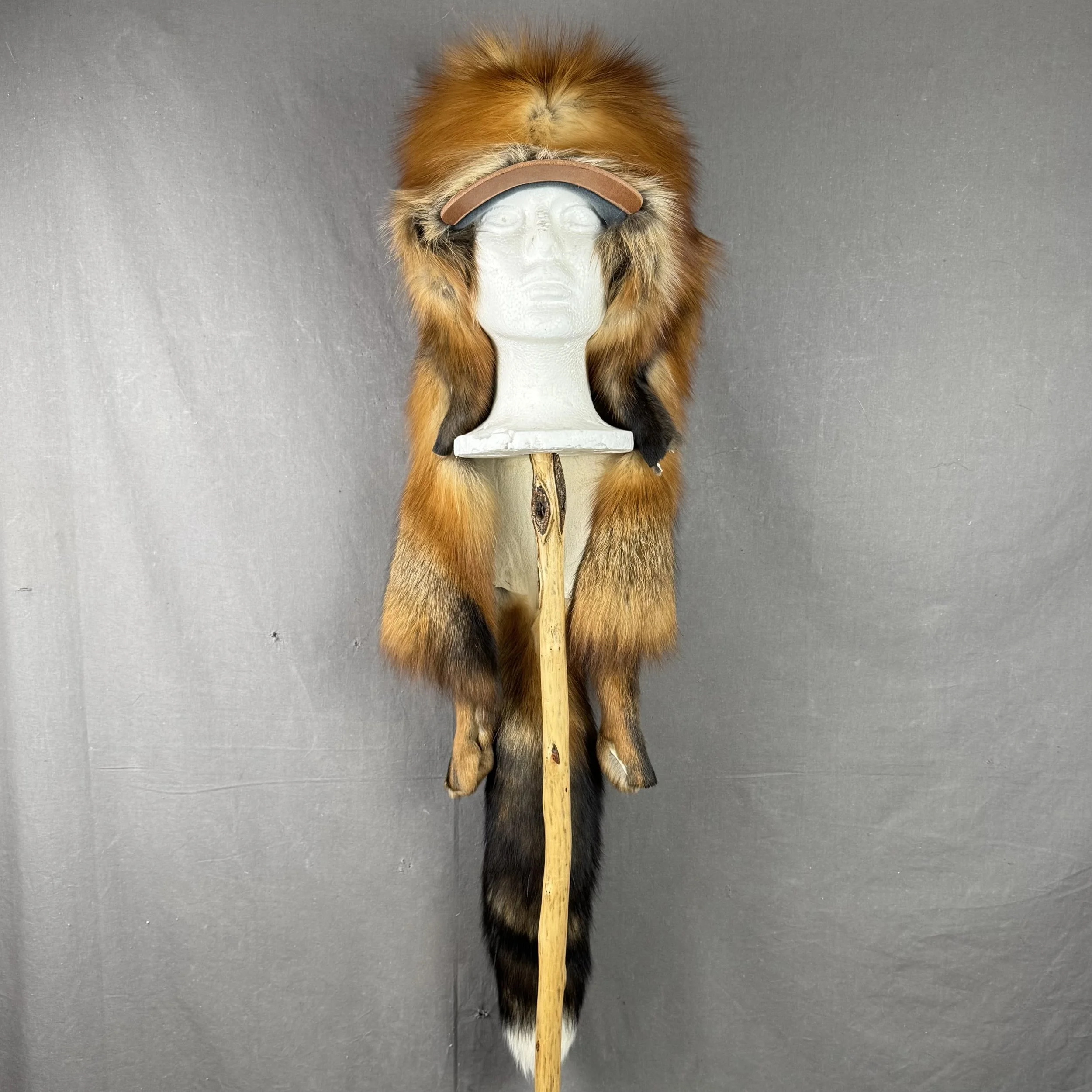 Red Fox Mountain Man hat with bill