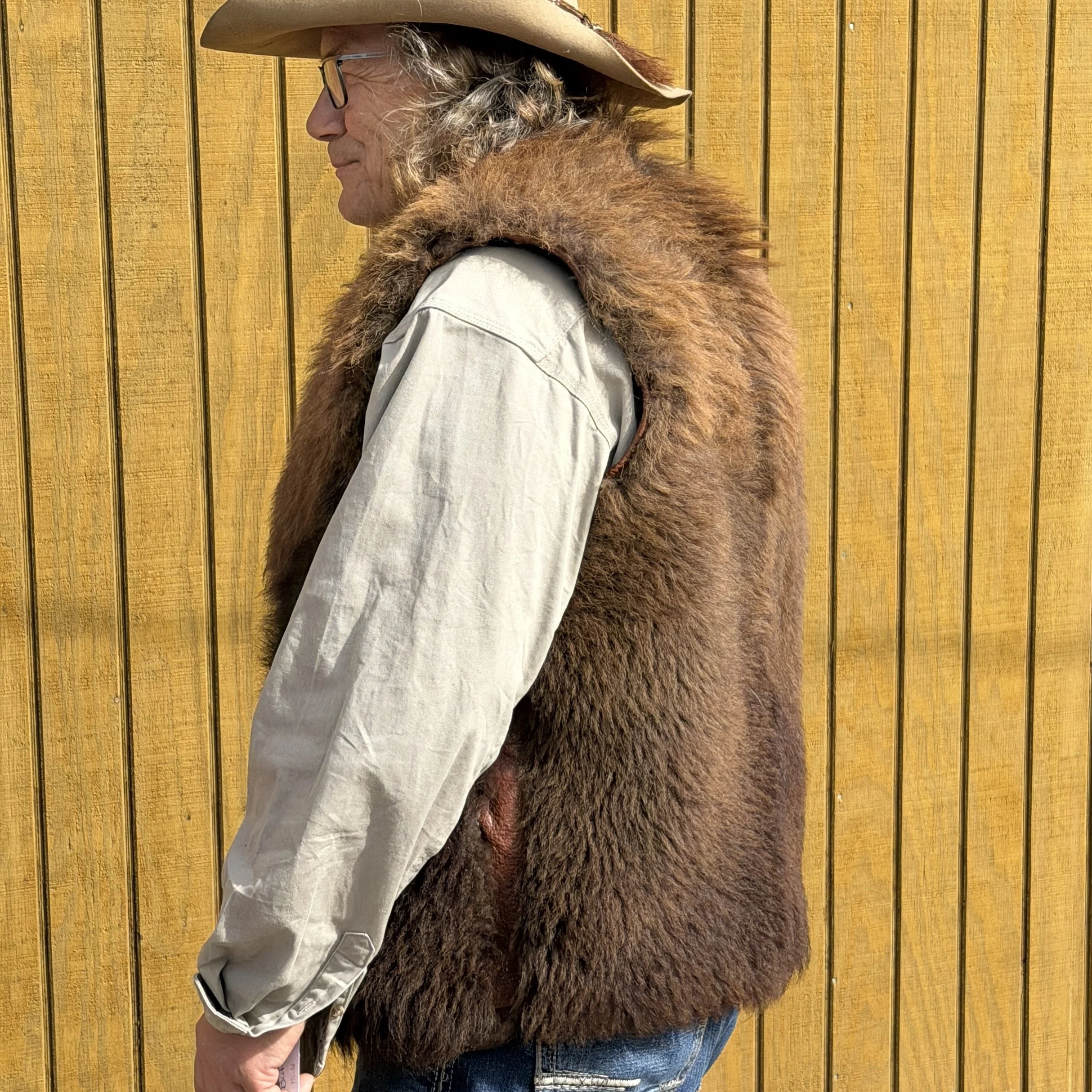 Bison Hide Vest