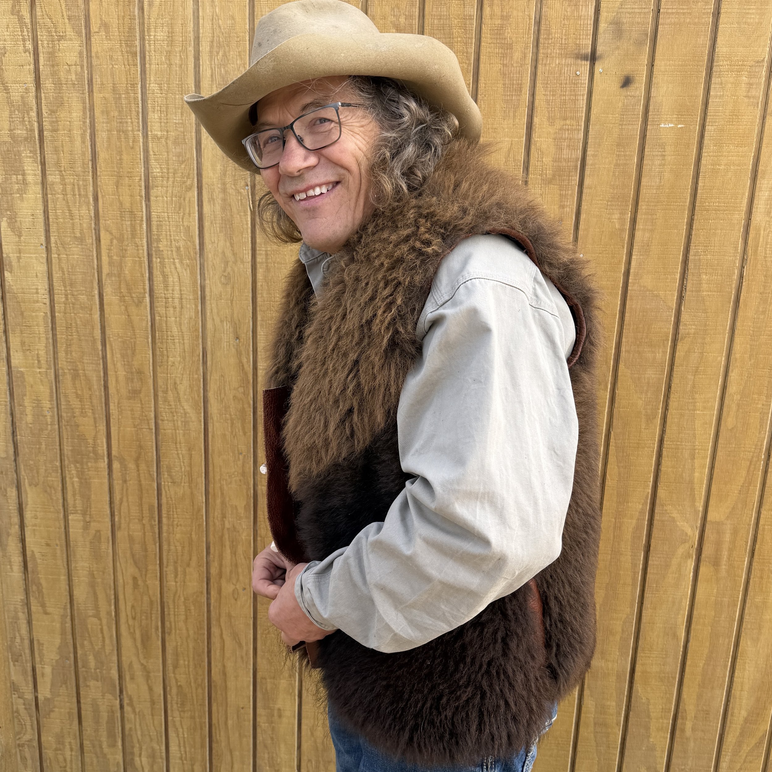 Bison Hide Vest
